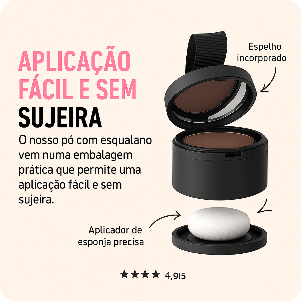 Maquilhagem capilar em pó - Burghesi Club™