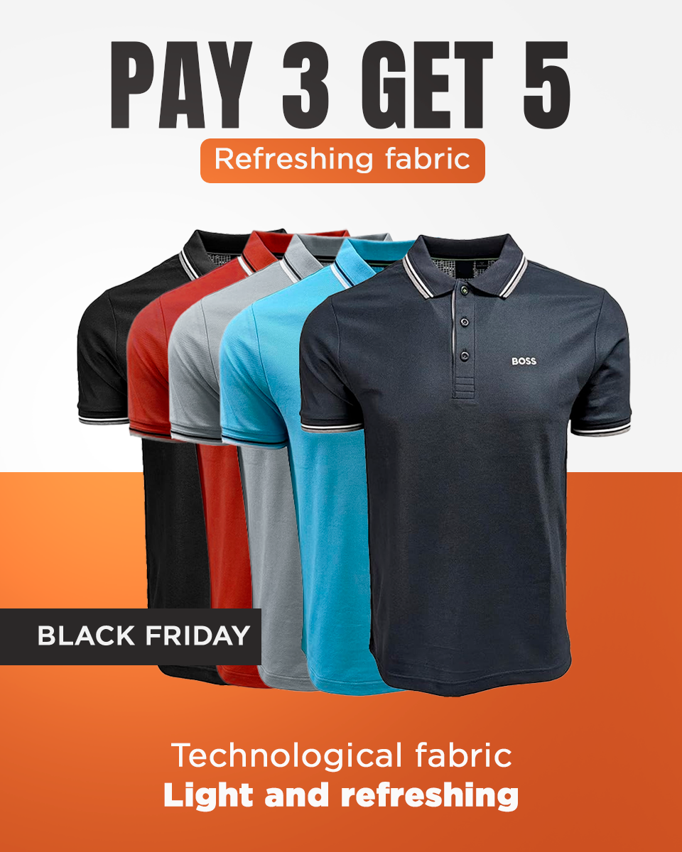 KIT Buy 3 Get 5 BOSS Polos + Luxury Casio Watch as a Gift - Burghesi Club™